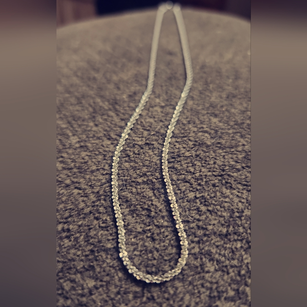 925 sterling silver twist chain